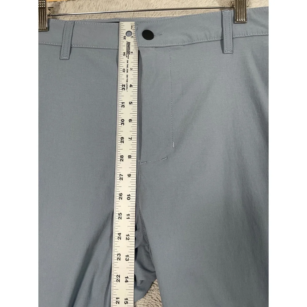 Tech Apparel Pro-jek Raw 38/32 Men Golf Pants Gray Blue 360 Stretch Slim Fit NEW